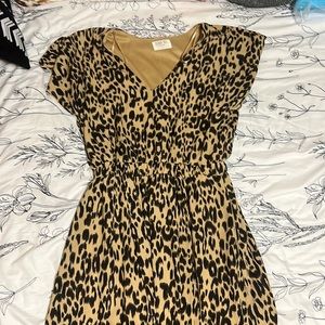 Cheetah print dress